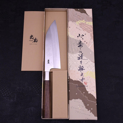 Funayuki Silver Steel #3 Sakura Walnut Handle 165mm