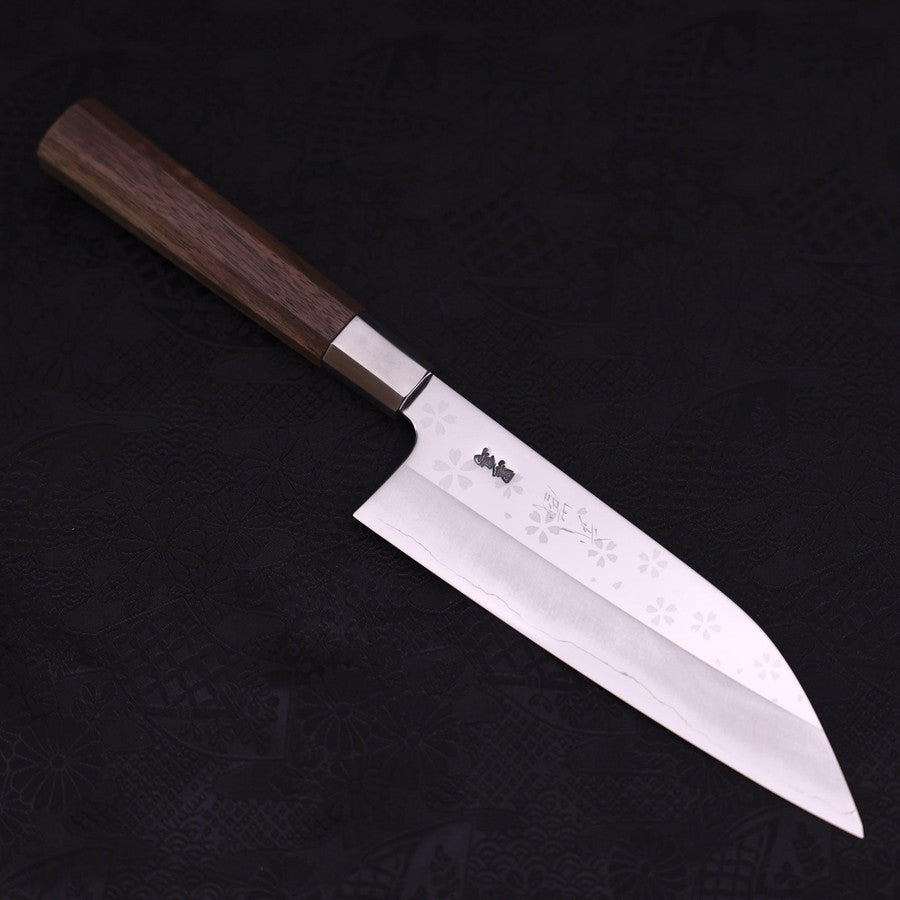 Funayuki Silver Steel #3 Sakura Walnut Handle 165mm