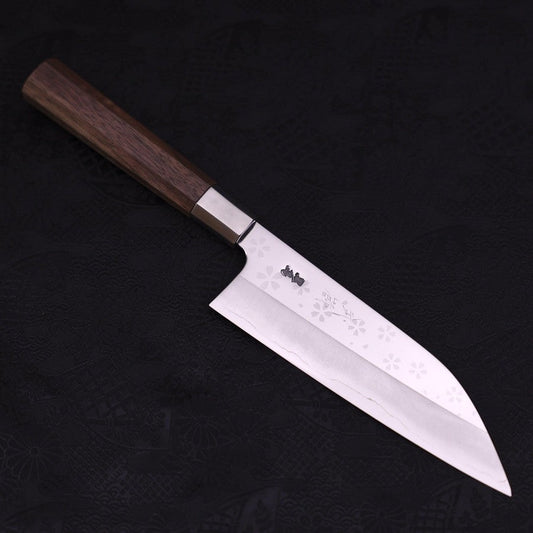 Funayuki Silver Steel #3 Sakura Walnut Handle 165mm