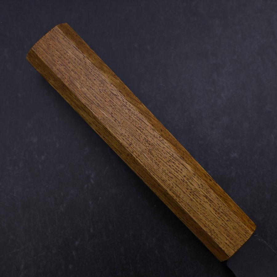Funayuki White Steel #2 Kurouchi Oak Handle 160mm (6.3”)-[Musashi]-[Japanese-Kitchen-Knives]