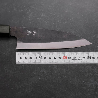 Funayuki White Steel #2 Kurouchi Green Urushi Handle 150mm