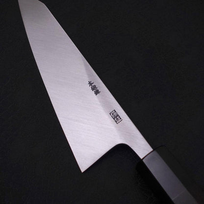 Garasuki Boning Knife White Steel #2 Kasumi Buffalo Ebony Handle 150mm