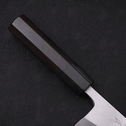 Garasuki Boning Knife White Steel #2 Kasumi Buffalo Ebony Handle 150mm