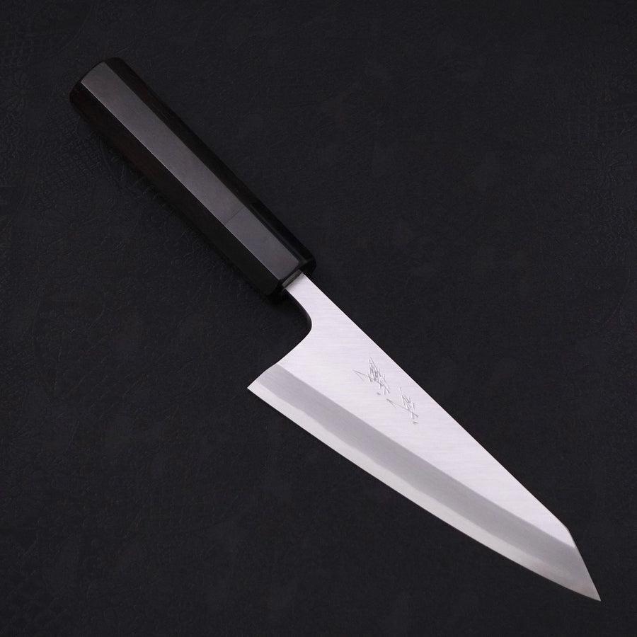 Garasuki Boning Knife White Steel #2 Kasumi Buffalo Ebony Handle 150mm