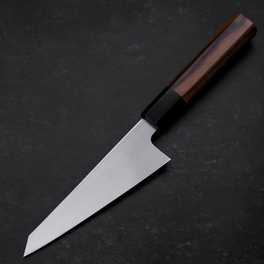 Garasuki Boning Knife White Steel #2 Polished Buffalo Teak Handle 150mm