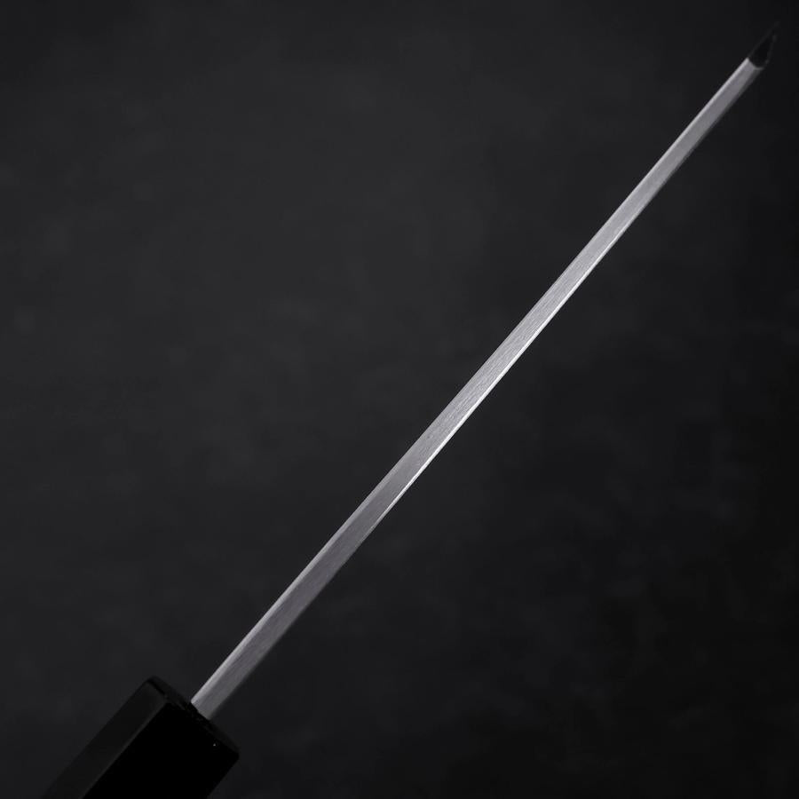 Garasuki Boning Knife White Steel #2 Polished Buffalo Teak Handle 150mm