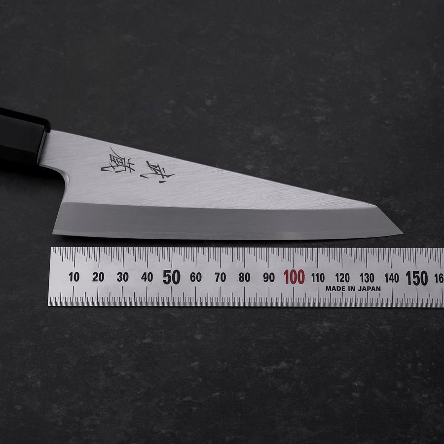 Garasuki Boning Knife White Steel #2 Polished Buffalo Teak Handle 150mm