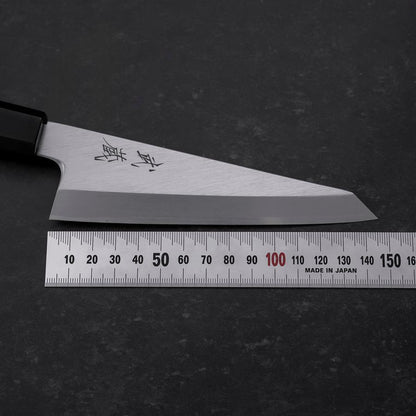 Garasuki Boning Knife White Steel #2 Polished Buffalo Teak Handle 150mm
