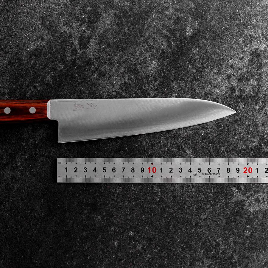 Gyuto 440C Polished Western Handle 190mm (7.5”)-[Musashi]-[Japanese-Kitchen-Knives]