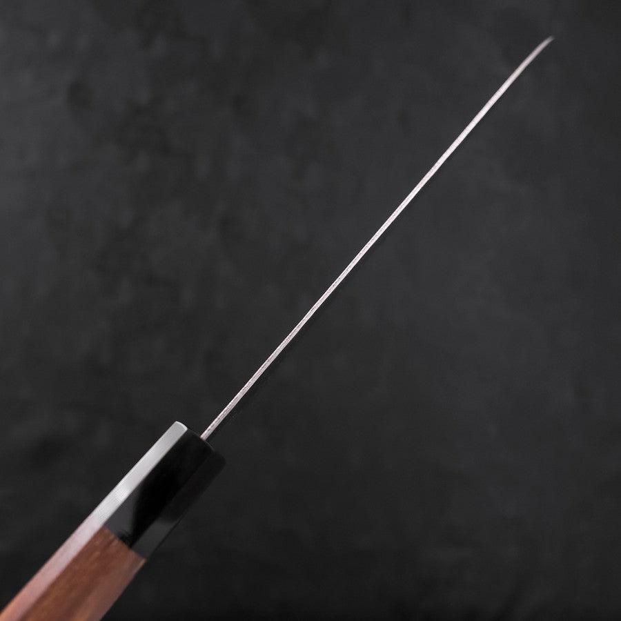 Gyuto AUS-10 Mirror Tsuchime Damascus Buffalo Teak Handle 210mm