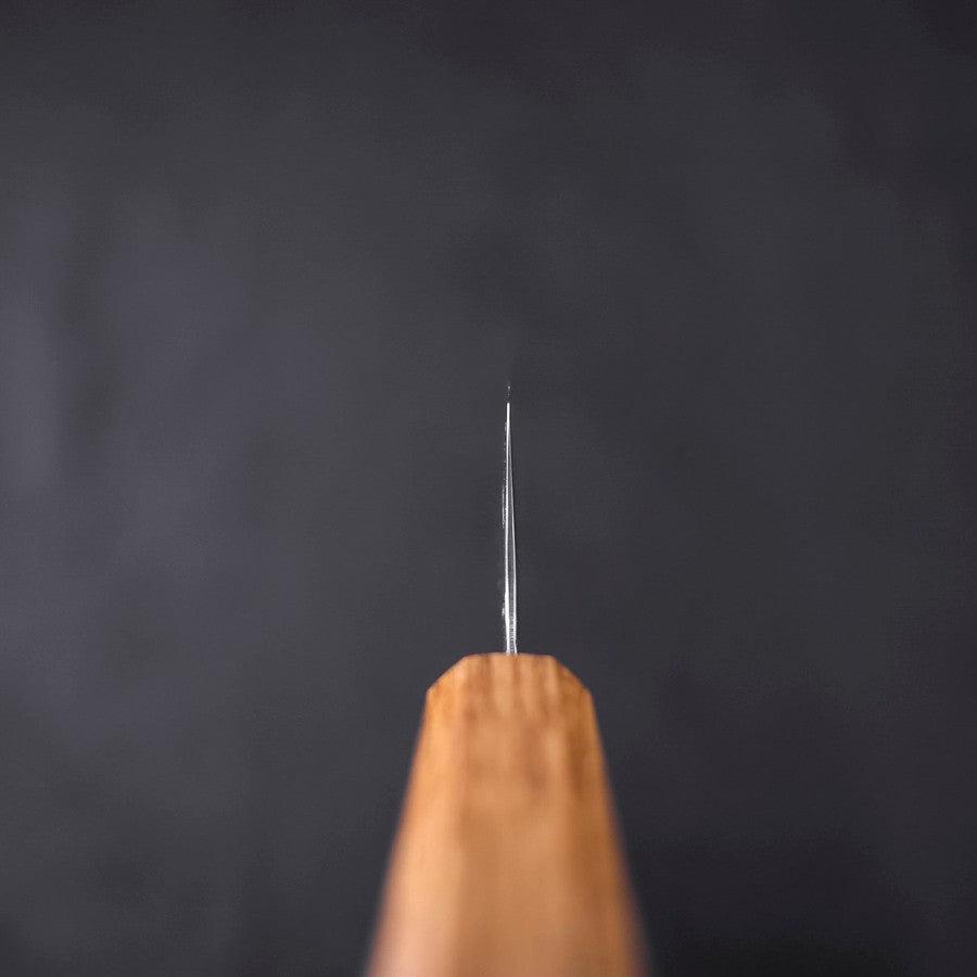 Gyuto AUS-10 Mirror Tsuchime Damascus Yaki Urushi Handle 180mm