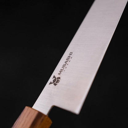 Gyuto AUS-10 Polished Oak Handle 180mm