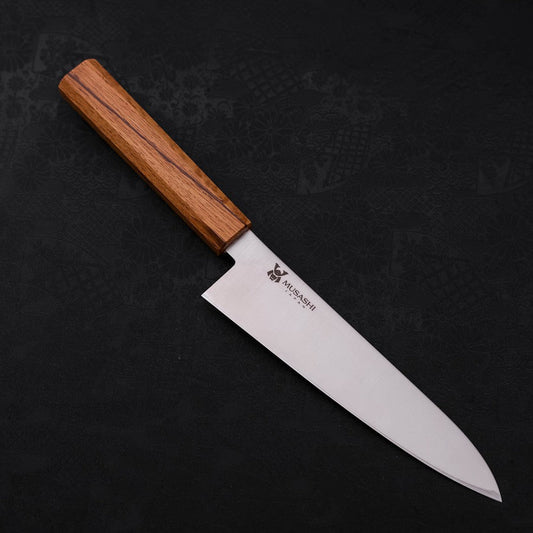 Gyuto AUS-10 Polished Oak Handle 180mm