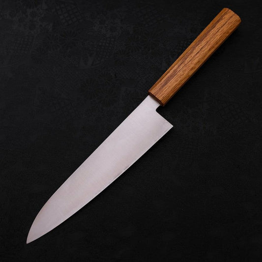Gyuto AUS-10 Polished Oak Handle 210mm