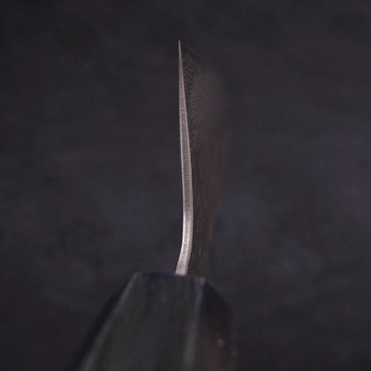 Gyuto AUS-10 Tsuchime Damascus Dark-Blue Urushi Handle 240mm