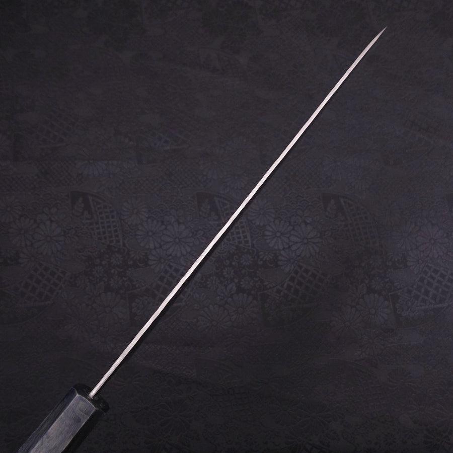 Gyuto AUS-10 Tsuchime Damascus Dark-Blue Urushi Handle 240mm