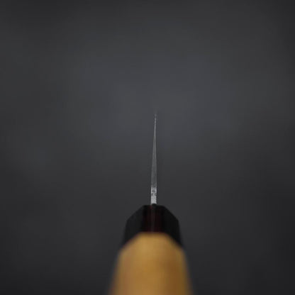 Gyuto AUS-10 Tsuchime Damascus Zelkova Handle 240mm