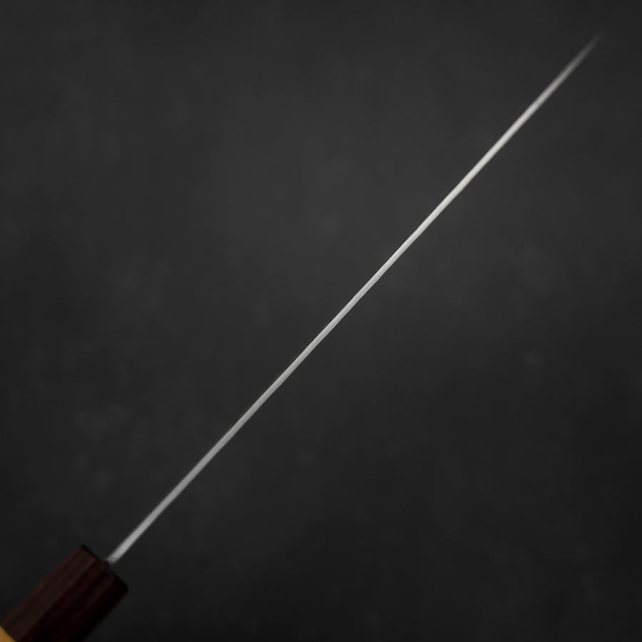 Gyuto AUS-10 Tsuchime Damascus Zelkova Handle 240mm