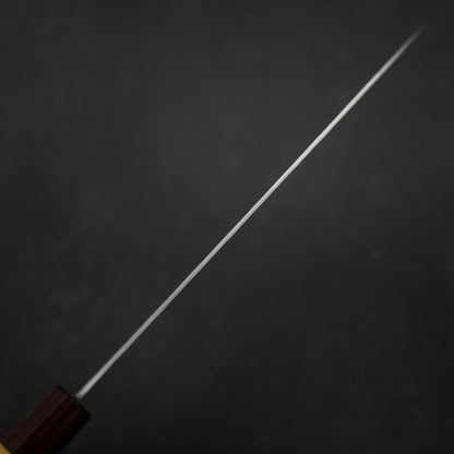 Gyuto AUS-10 Tsuchime Damascus Zelkova Handle 240mm