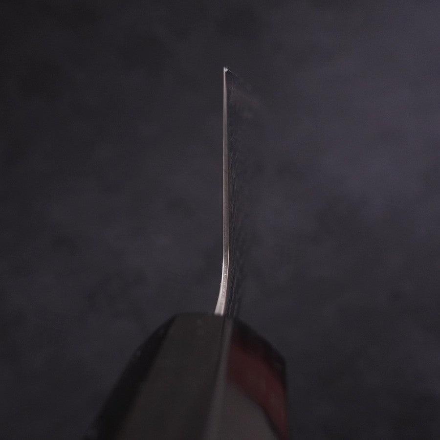 Gyuto AUS-10 Wave Nickel Damascus Buffalo Magnolia Handle 210mm