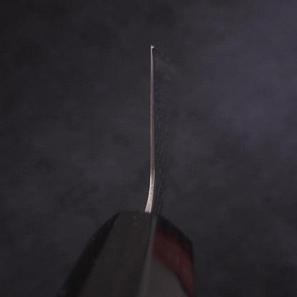 Gyuto AUS-10 Wave Nickel Damascus Buffalo Magnolia Handle 210mm