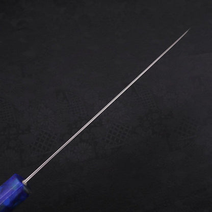 Gyuto AUS-10 Wave Nickel Damascus Ocean Blue Handle 180mm