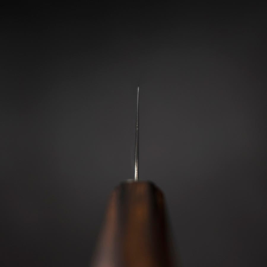 Gyuto AUS-10 Wave Nickel Damascus Sumi Urushi Handle 210mm