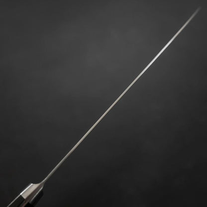 Gyuto AUS-10 Wave Nickel Damascus Western Brown Handle 210mm