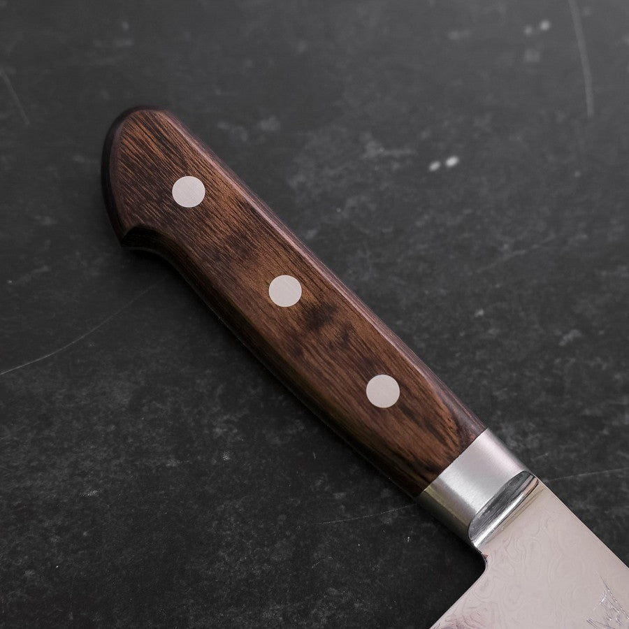 Gyuto AUS-10 Wave Nickel Damascus Western Handle 210mm