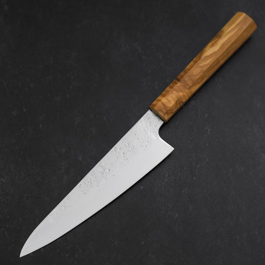 Gyuto AUS-8 Nashiji Olive Handle 150mm
