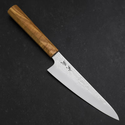 Gyuto AUS-8 Nashiji Olive Handle 150mm