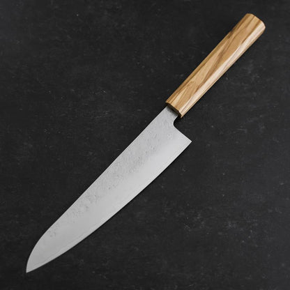 Gyuto AUS-8 Nashiji Olive Handle 195mm