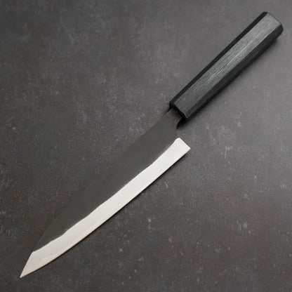 Gyuto Blue Steel #1 Kurouchi Dark Blue Urushi Handle 170mm