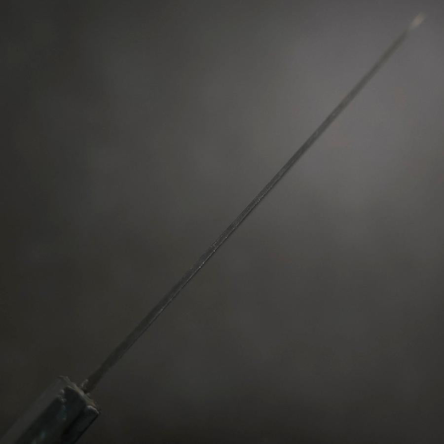 Gyuto Blue Steel #1 Kurouchi Dark Blue Urushi Handle 170mm