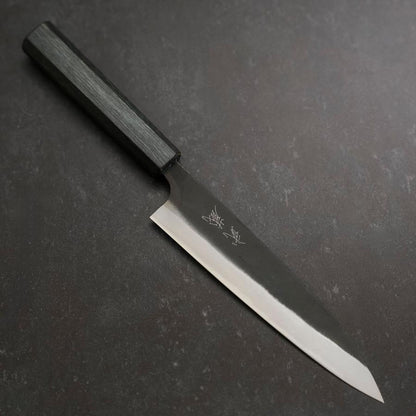 Gyuto Blue Steel #1 Kurouchi Dark Blue Urushi Handle 170mm
