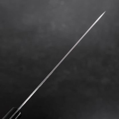 Gyuto Blue Steel #2 Stainless Clad Tsuchime Western Black Handle 180mm