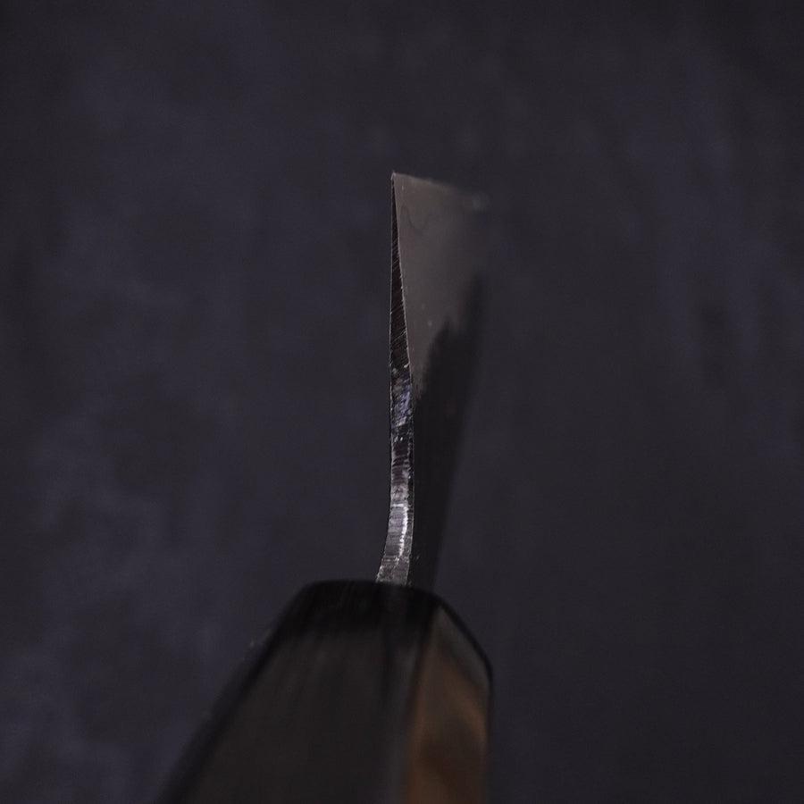 Gyuto Blue Super Kurouchi Buffalo Ebony Handle 180mm
