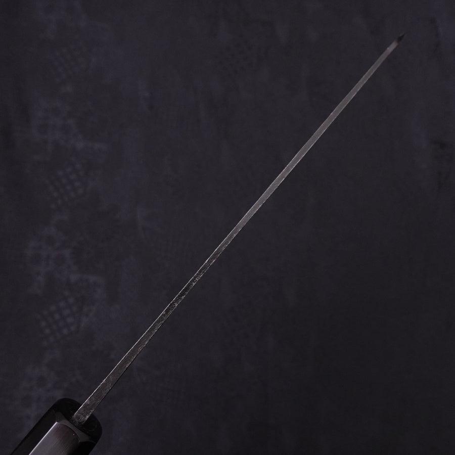 Gyuto Blue Super Kurouchi Buffalo Ebony Handle 180mm