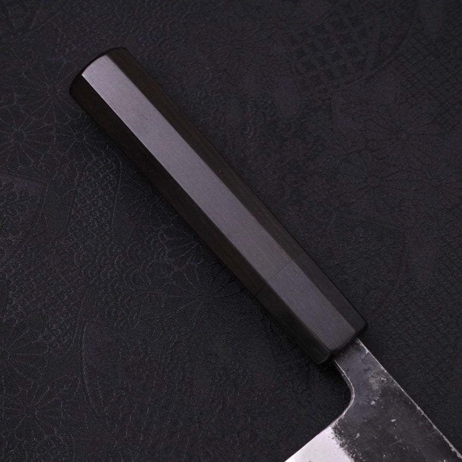 Gyuto Blue Super Kurouchi Buffalo Ebony Handle 180mm