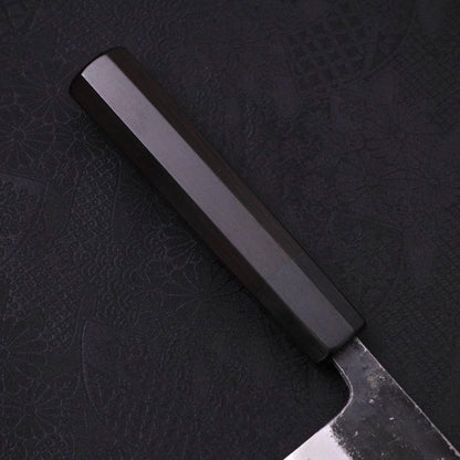 Gyuto Blue Super Kurouchi Buffalo Ebony Handle 180mm