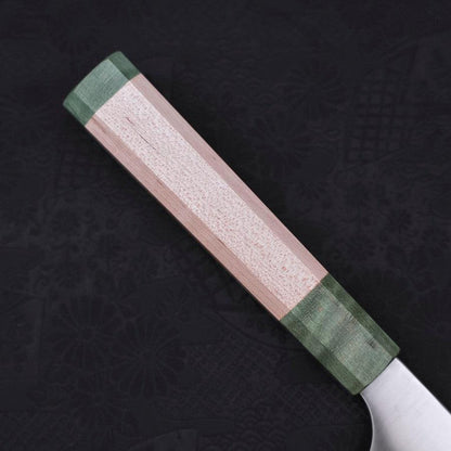 Gyuto Blue Super Polished Maple Green Handle 210mm