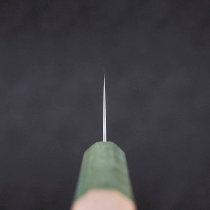 Gyuto Blue Super Polished Maple Green Handle 240mm