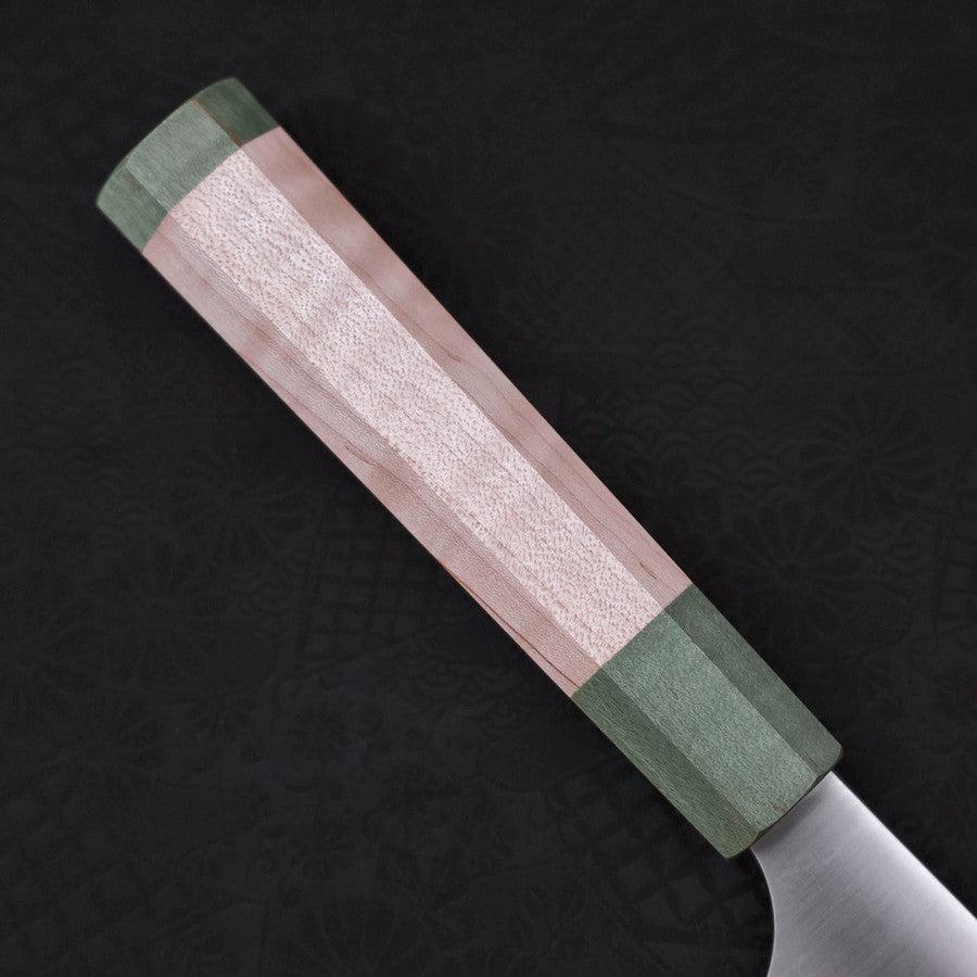 Gyuto Blue Super Polished Maple Green Handle 240mm