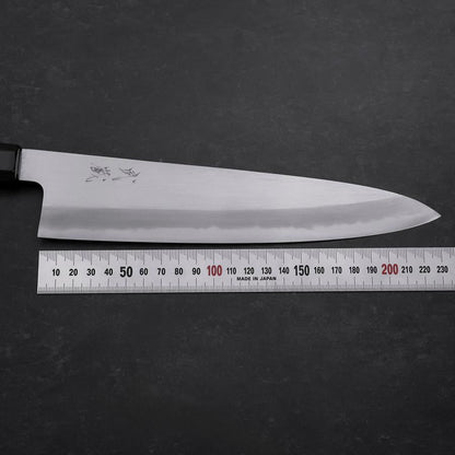 Gyuto Blue Steel #1 Kasumi Buffalo Ebony Handle 240mm
