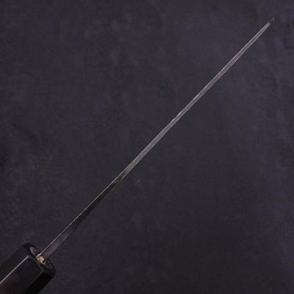 Gyuto Blue Steel #1 Kurouchi Buffalo Ebony Handle 180mm