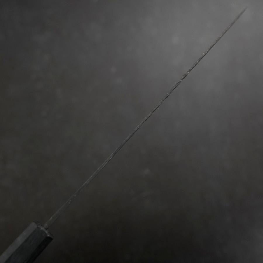 Gyuto Blue Steel #1 Kurouchi Dark Blue Urushi Handle 240mm