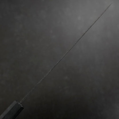 Gyuto Blue Steel #1 Kurouchi Dark Blue Urushi Handle 240mm