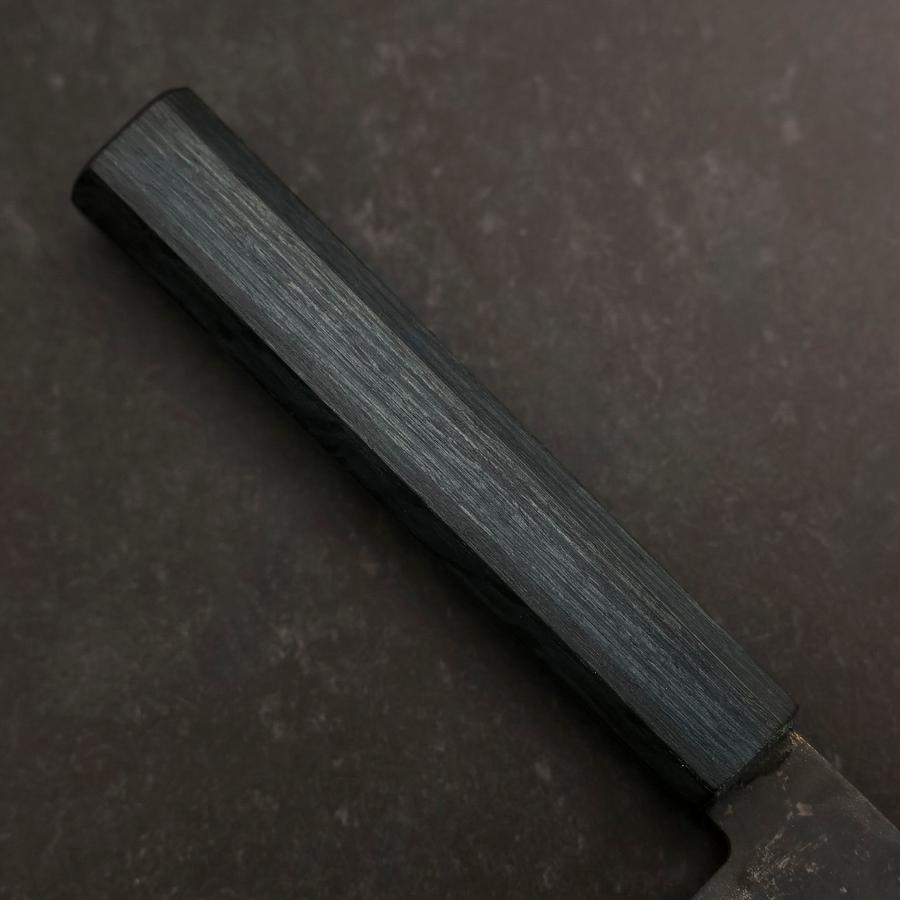 Gyuto Blue Steel #1 Kurouchi Dark Blue Urushi Handle 240mm