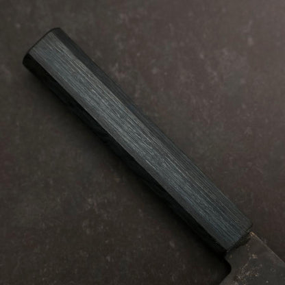 Gyuto Blue Steel #1 Kurouchi Dark Blue Urushi Handle 240mm