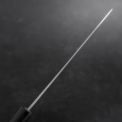 Gyuto Blue Steel #1 Kurouchi Stainless Clad Buffalo Magnolia Handle 210mm